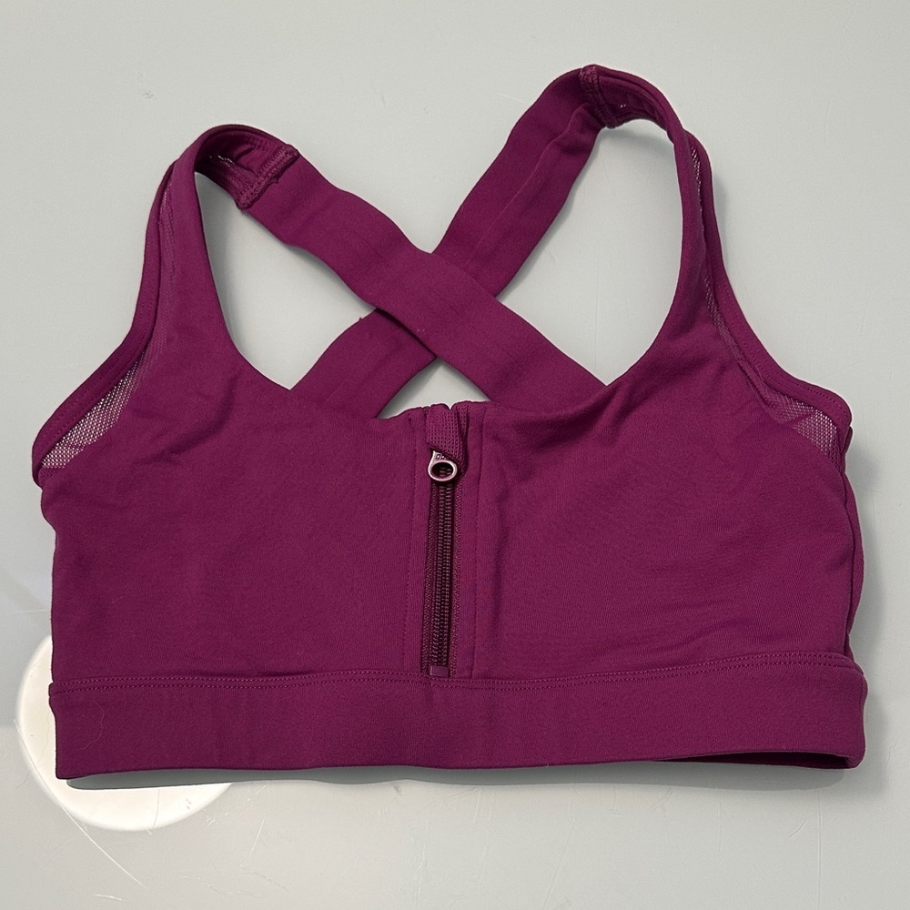 Lorna Jane Front Zip High Impact Sports Bra